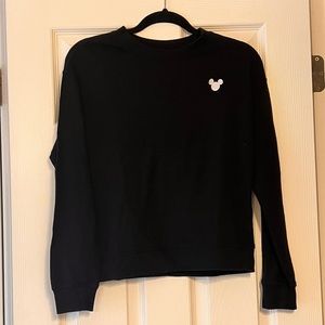 Adult Small Disney sweatshirt with embroidered Mikey Mouse logo